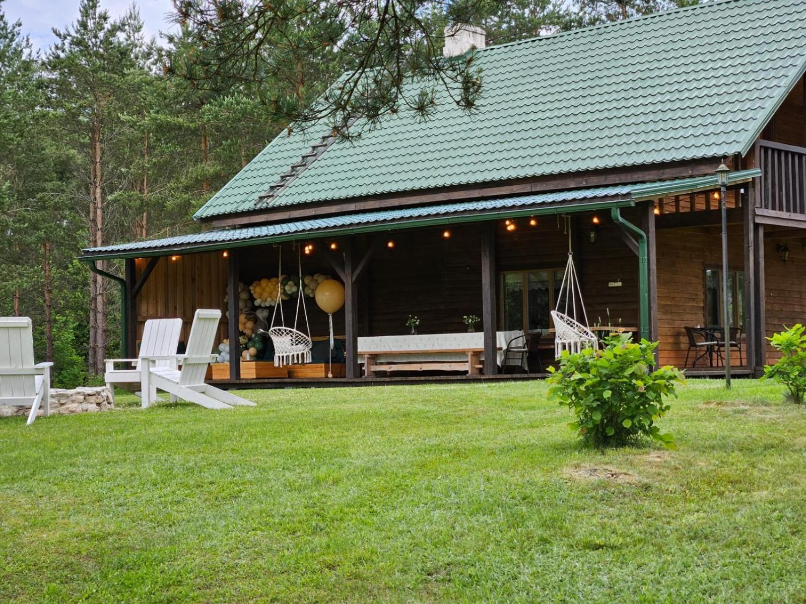 Holiday Home Atmatas Сабиле Экстерьер фото
